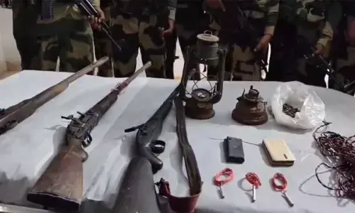 BSF recovers arms from Maoist camp