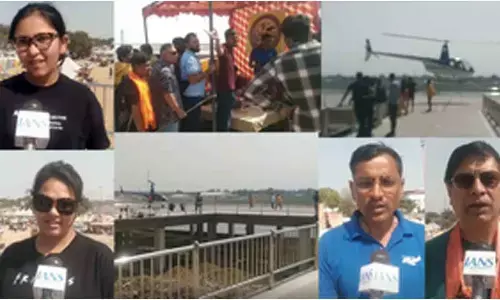 Helicopter services offering unforgettable experience to devotees at Maha Kumbh