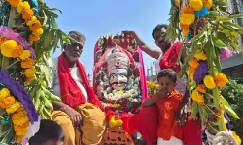 Tikka Veereswara Swamy Grand Procession Fills Ija Town with Devotion and Festivity