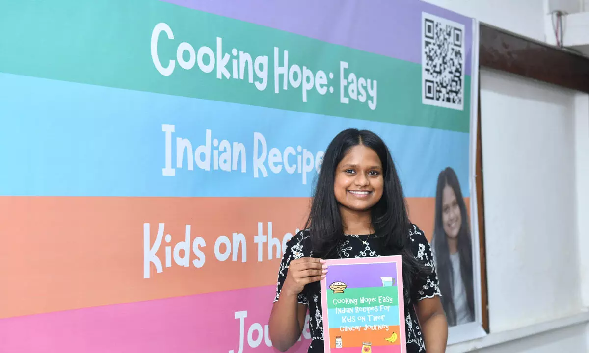 Young author Harshita Jinaga’s cookbook offers nutritious recipes for kids battling cancer