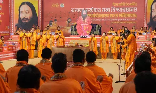 Two More Records Set at MahaKumbh, Largest Rudri Path Chanting Completed 11,151 Times Over 33 Days