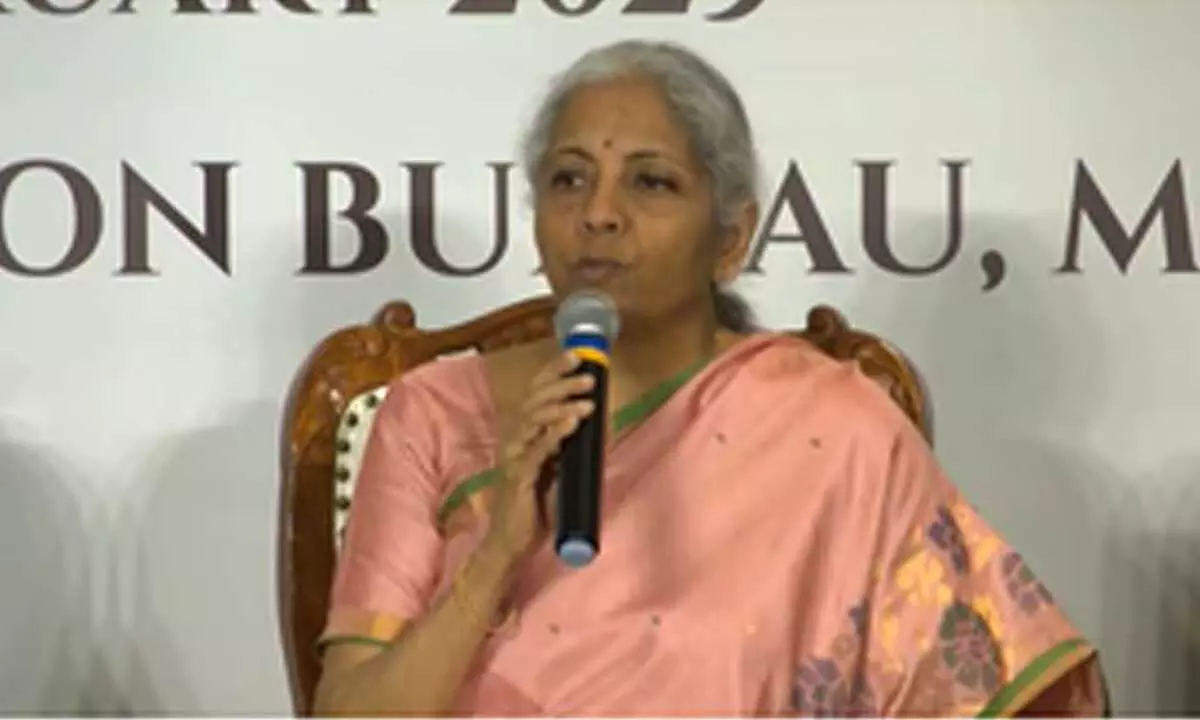 If we borrow, we borrow to build, says FM Sitharaman
