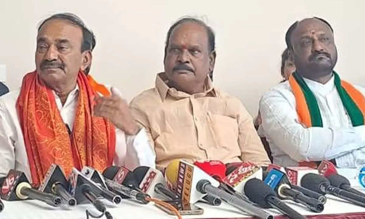 Eatala dubs BC census in TG a political drama Eatala dubs BC census in TG a political drama