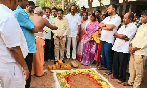 Narayana reveals plans for devpt of school playgrounds & urban infra