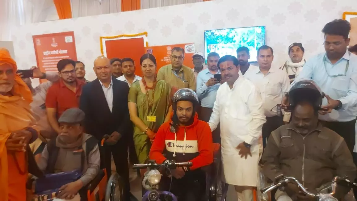 Union Minister of State B. L. Verma participated in the PPE Kit Distribution and Facilitation Program Union Minister of State B. L. Verma participated in the PPE Kit Distribution and Facilitation Program