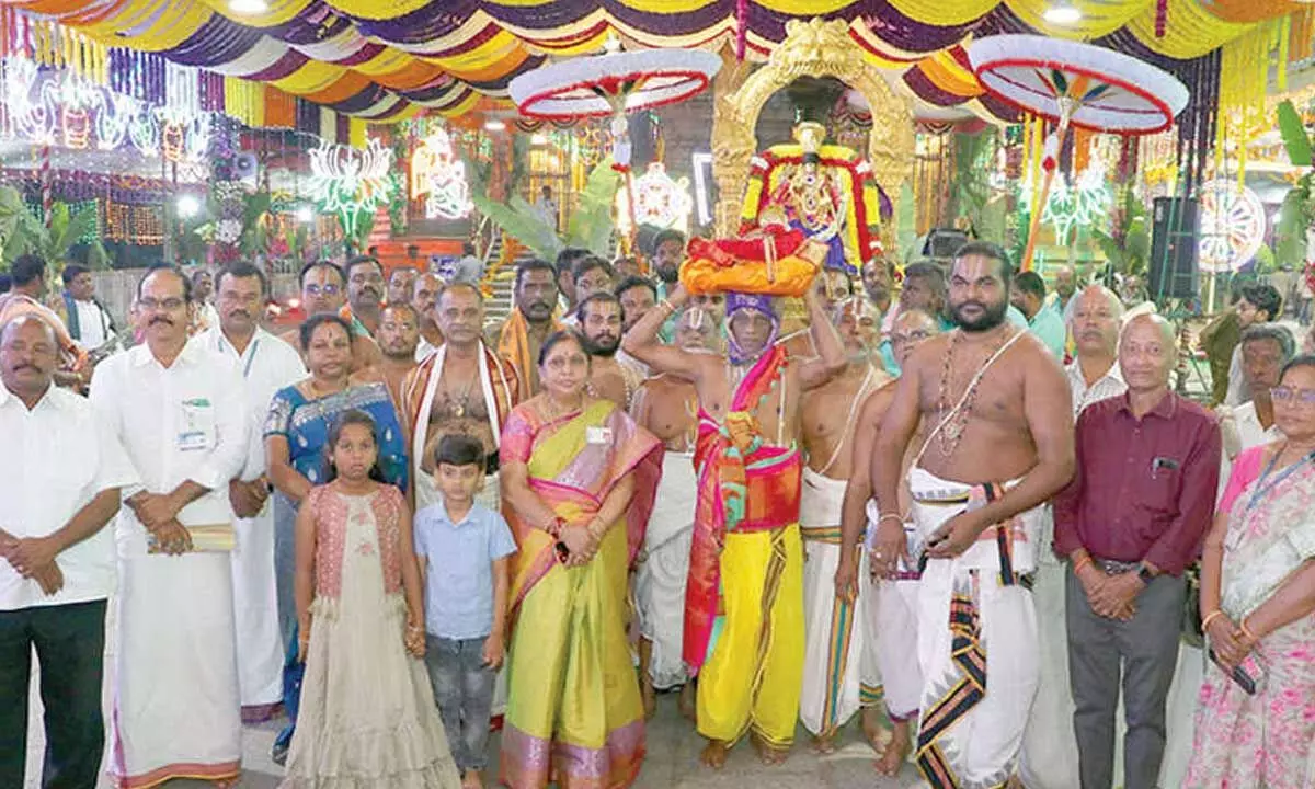 Ankurarpanam held for nine-day Brahmotsavam Ankurarpanam held for nine-day Brahmotsavam