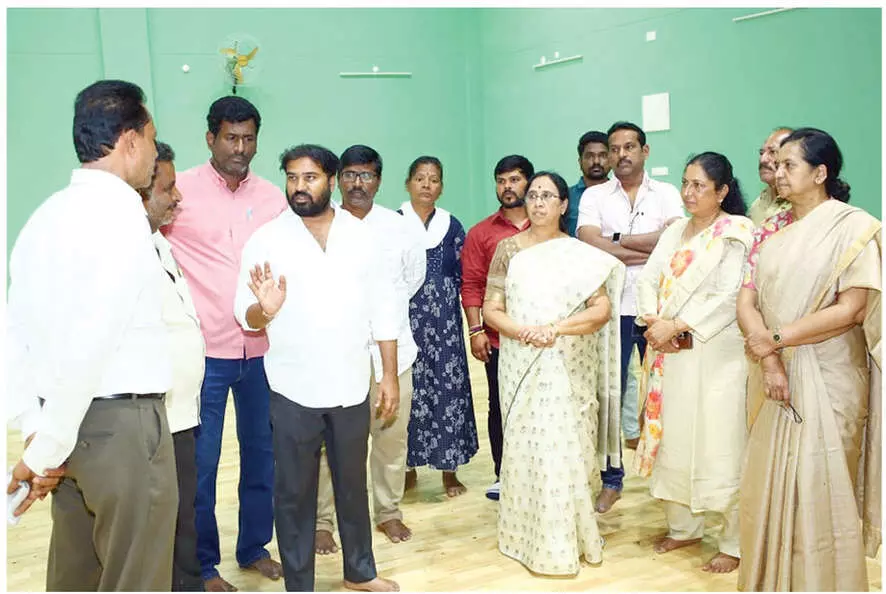 Multipurpose Indoor Stadium in SPMVV ready for inauguration Multipurpose Indoor Stadium in SPMVV ready for inauguration