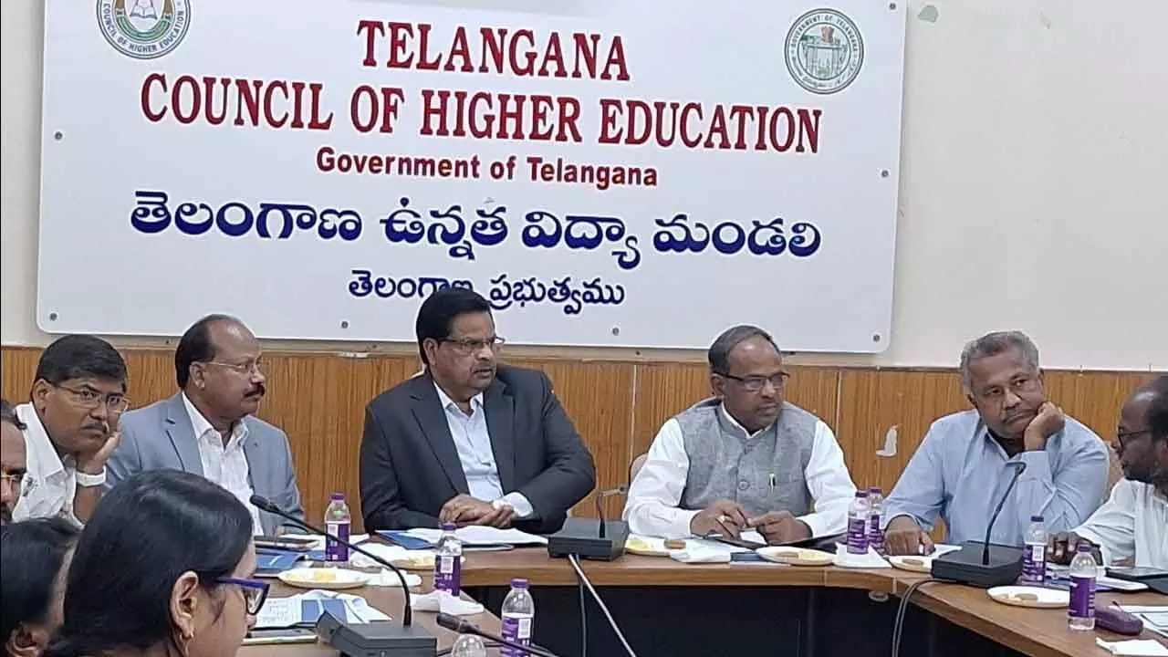TGCHE convenes meeting to discuss UG syllabus revision TGCHE convenes meeting to discuss UG syllabus revision