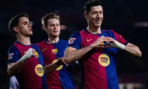 Barcelona back on top of La Liga after win over Rayo Vallecano