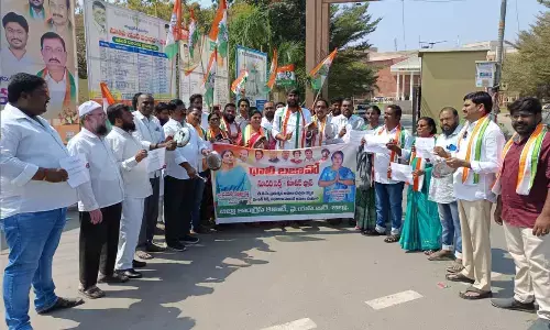 Congress demands coalition govt to fulfill pre-poll promises in Kadapa