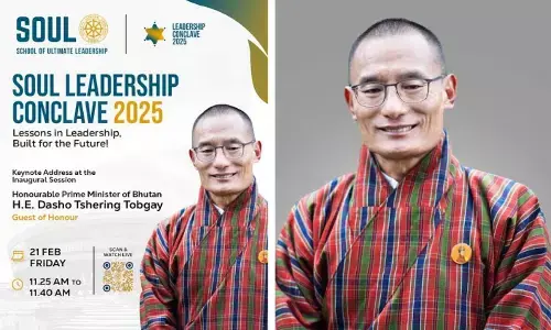 H.E. Dasho Tshering Tobgay, Prime Minister of Bhutan, to Grace the SOUL Leadership Conclave as Guest of Honour in New Delhi