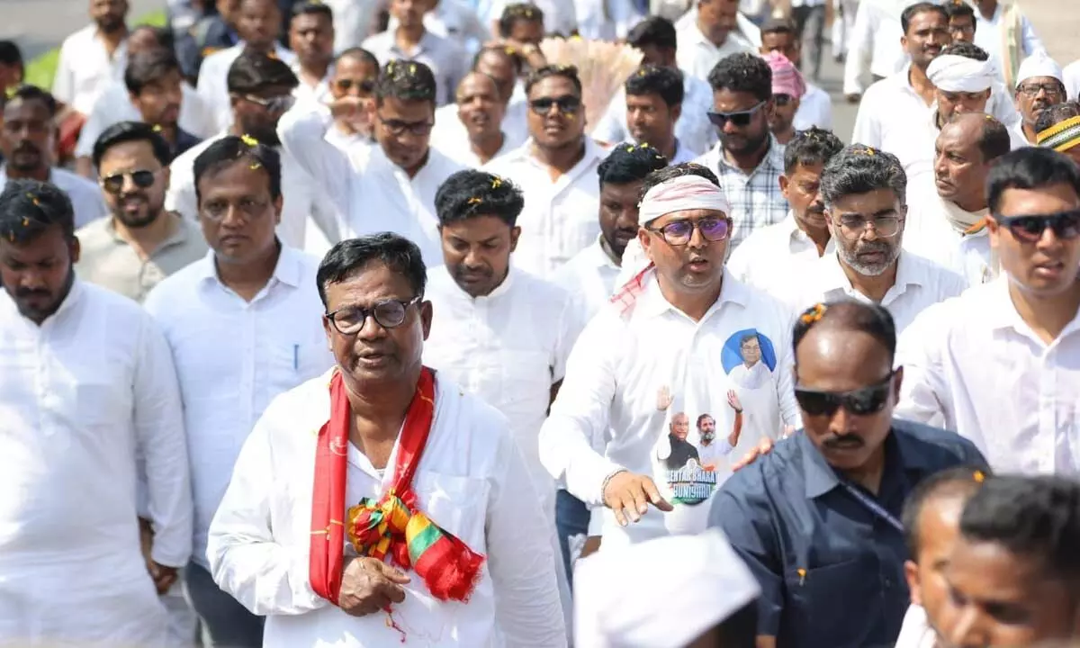 Odisha Cong begins Sankalp Padayatra Odisha Cong begins Sankalp Padayatra