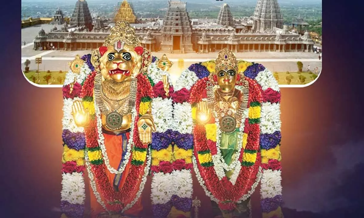 CM Revanth Reddy Prays for Peoples Well-being at Yadadri Temple Consecration Ceremony CM Revanth Reddy Prays for Peoples Well-being at Yadadri Temple Consecration Ceremony