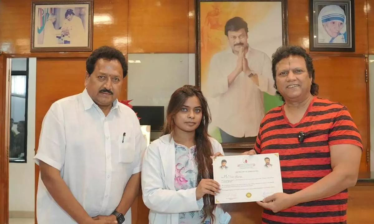 Mani Sharma donates blood at Chiranjeevi Blood Bank, inspires many