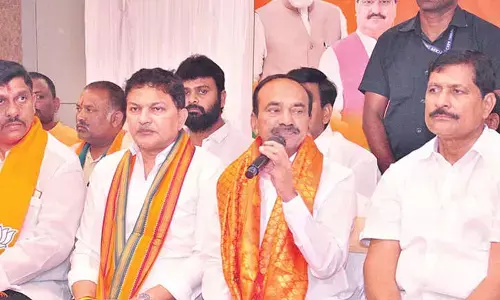 Cong, BRS betrayed teachers: Eatala