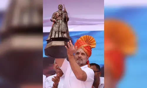 Rahul Gandhis tribute to Chhatrapati Shivaji Maharaj on his birth anniversary stokes BJPs ire