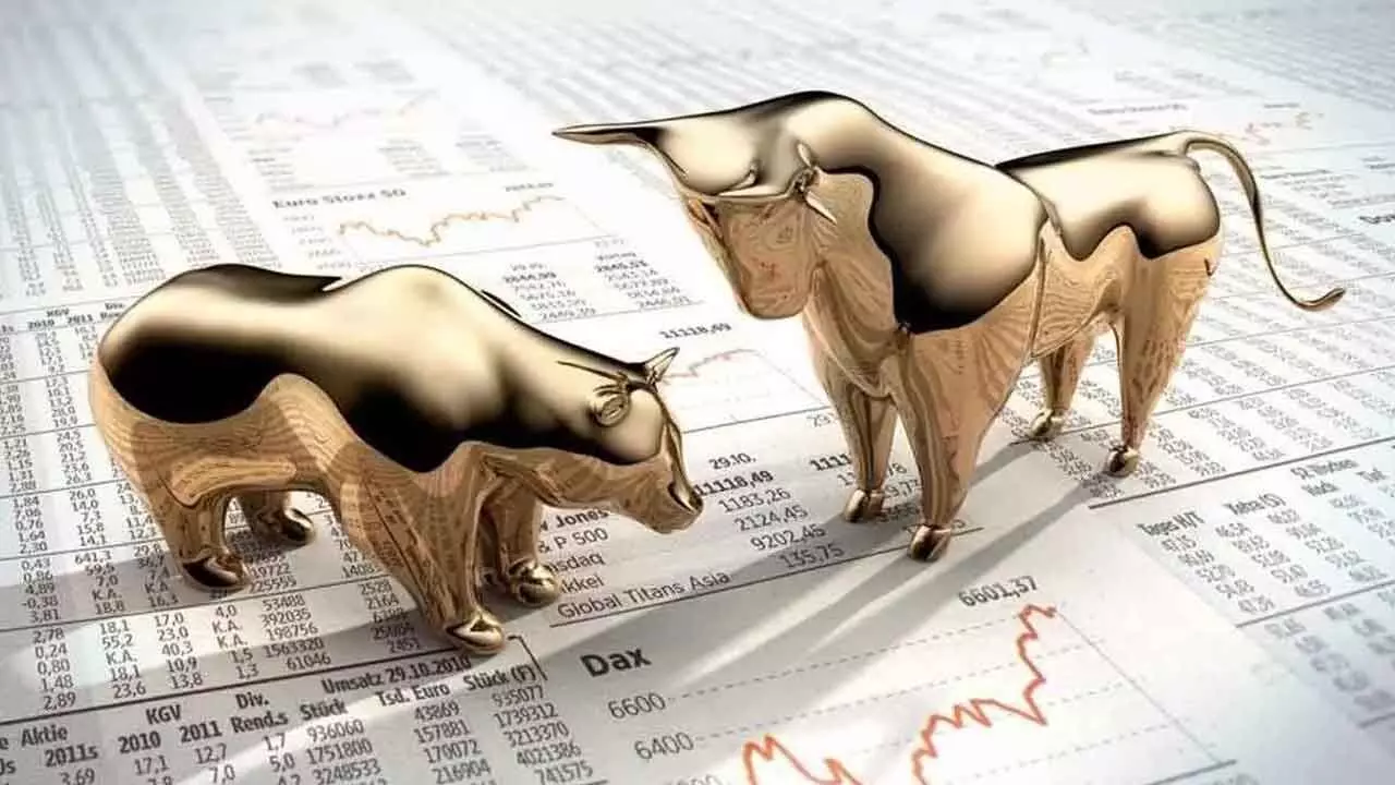 Sensex, Nifty end flat in volatile session Sensex, Nifty end flat in volatile session