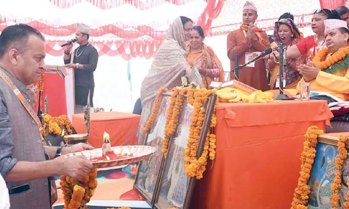 50 lakh people from Nepal take holy bath 50 lakh people from Nepal take holy bath