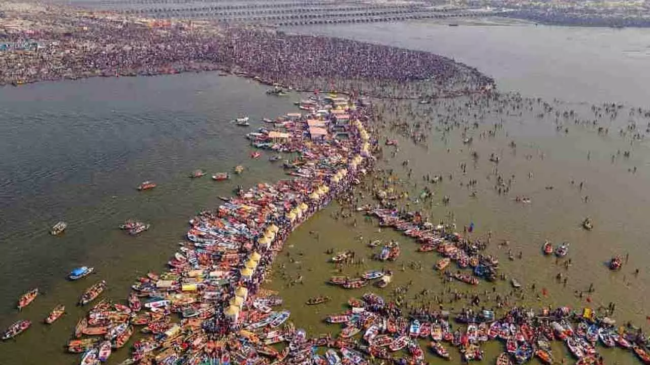 Ganga water at Sangam unsafe due to high BOD levels: Govt Ganga water at Sangam unsafe due to high BOD levels: Govt
