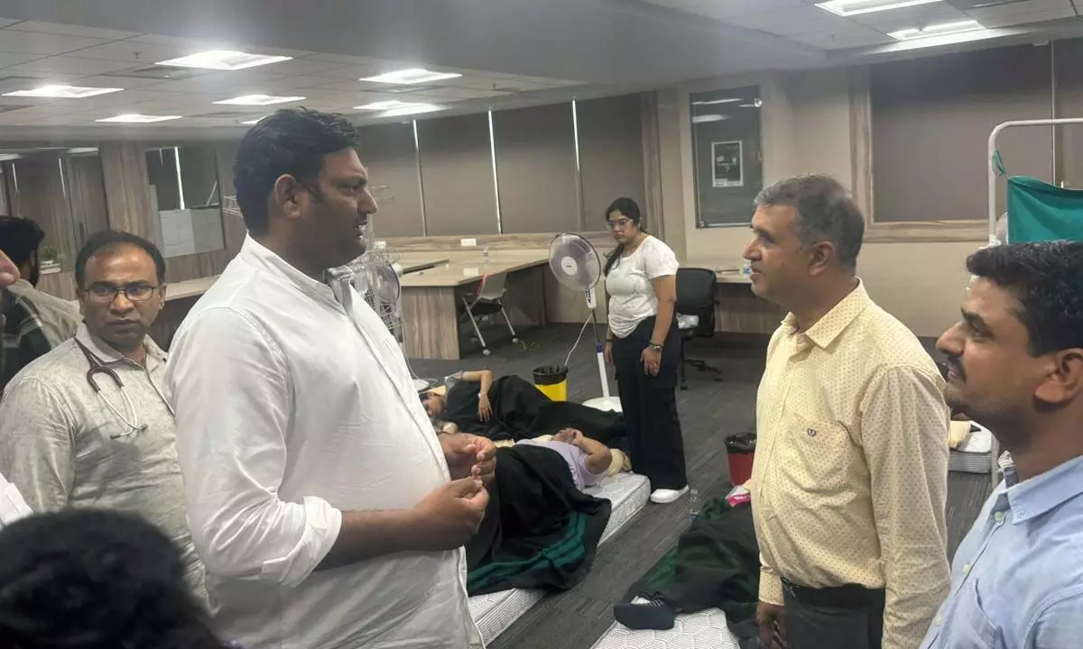 Food Poisoning at NMIMS University: 18 Students Critical, MLA Anirudh Reddy Demands Action Food Poisoning at NMIMS University: 18 Students Critical, MLA Anirudh Reddy Demands Action