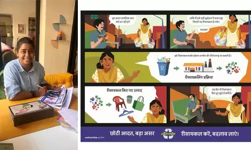 Women Artists Lead Change at Maha Kumbh 2025 with Powerful Illustrated Comics on Sustainability