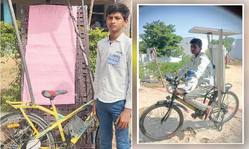 Lad invents hybrid bicycle, gets wide accolades