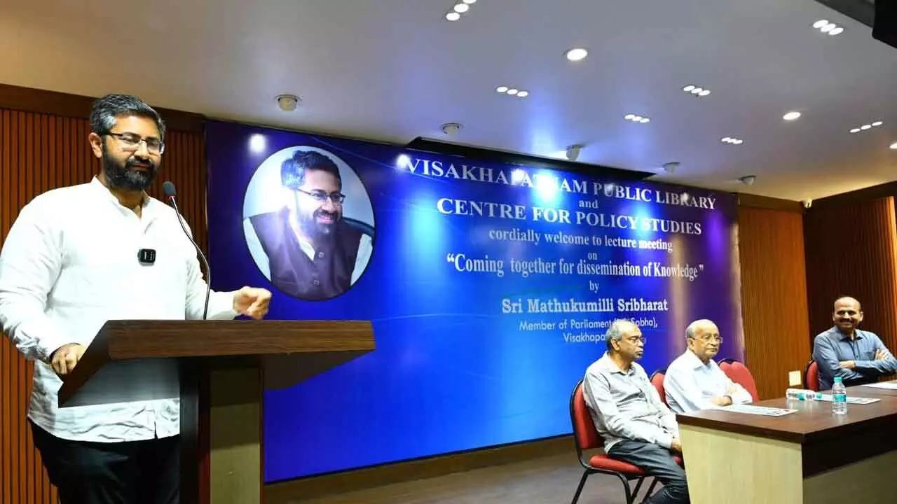 MP Sribharat encourages job aspirants to stay focused on their goals MP Sribharat encourages job aspirants to stay focused on their goals