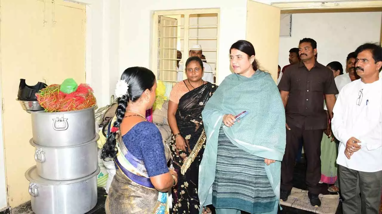 Collector orders maintainence of cleanliness in AP Model School Collector orders maintainence of cleanliness in AP Model School