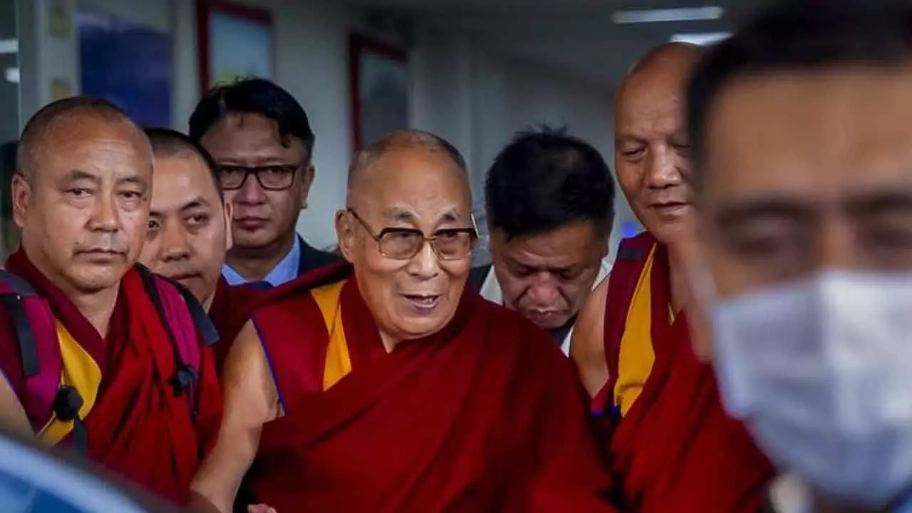 Dalai Lama returns to Dharamsala after winter sojourn in south India Dalai Lama returns to Dharamsala after winter sojourn in south India
