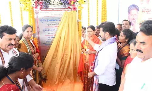 CM Revanth Inaugurates First-of-Its-Kind Mahila Samaikya Petrol Bunk in Narayanpet