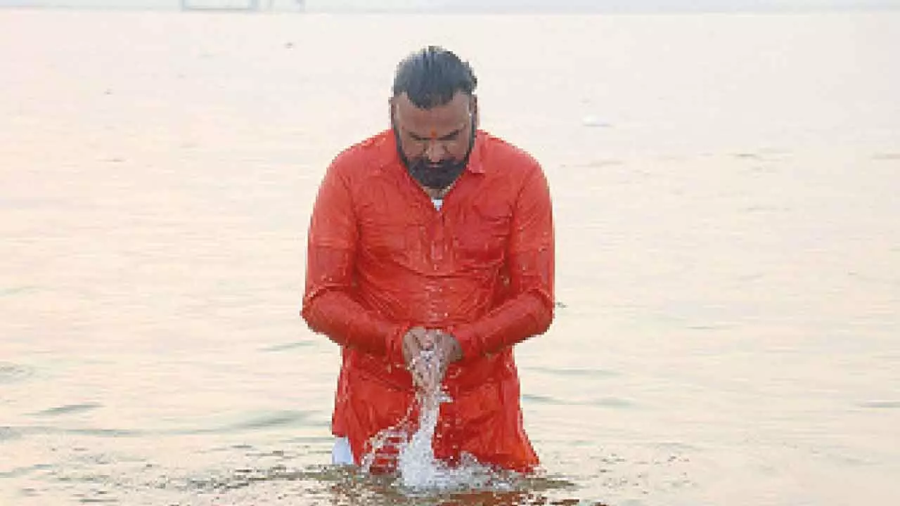 Prayed for nation’s welfare: Bihar Deputy CM Samrat Choudhary Prayed for nation’s welfare: Bihar Deputy CM Samrat Choudhary
