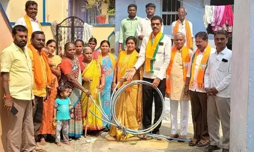 BJP Questions Mission Bhagiratha’s Failure: District President Demands Action