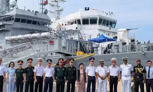 Indian Navy’s training ships arrive in Vietnam