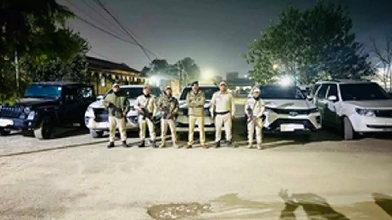Stolen cars used for extortion, in crimes against women in Manipur, 15 vehicles recovered Stolen cars used for extortion, in crimes against women in Manipur, 15 vehicles recovered