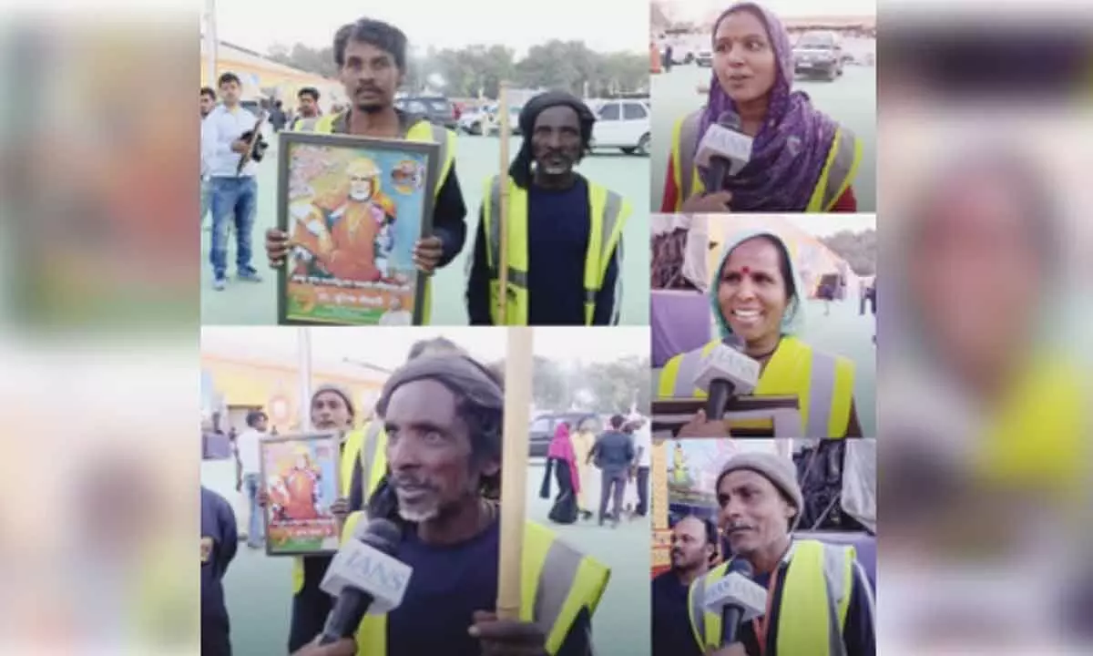 Maha Kumbh: Sanitation workers elated over receiving praise from PM Modi