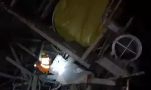 Rescue operation on to save trapped men from Telangana tunnel