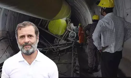 Rahul Gandhi Inquires About SLBC Tunnel Incident, Appreciates Rescue Efforts