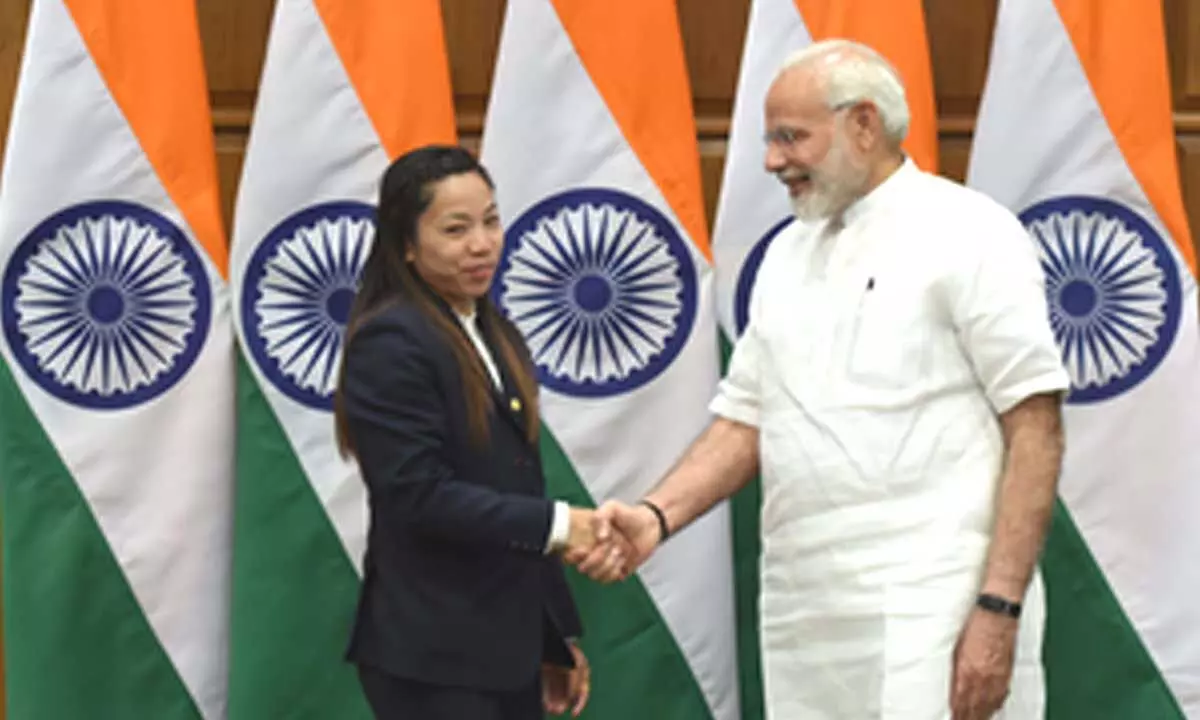Mirabai Chanu joins PM Modis fight against obesity, further nominates Sindhu, Gukesh, Paes and others Mirabai Chanu joins PM Modis fight against obesity, further nominates Sindhu, Gukesh, Paes and others
