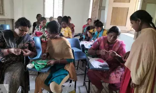 Pregnant women undergo training in embroidery