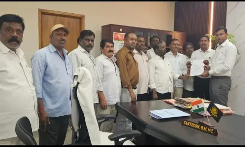 TWJF Journalists Protest in Gadwal, Demand Immediate Government Action on Key Issues.