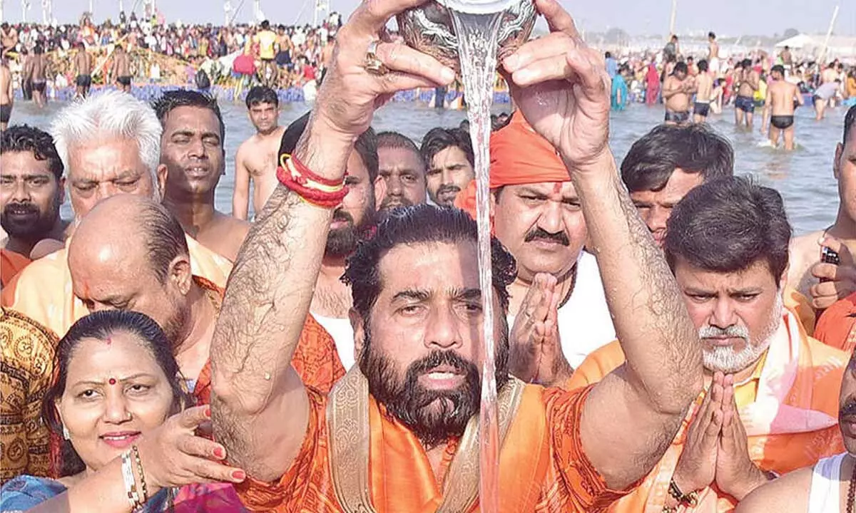Maha Kumbh is confluence of Sanatan tradition: Maha Dy CM