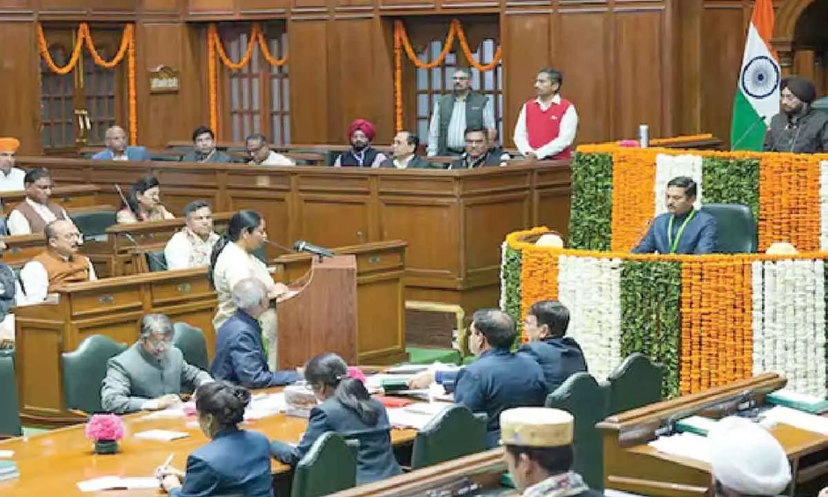From Urdu to Sanskrit: MLAs take oath in six languages From Urdu to Sanskrit: MLAs take oath in six languages