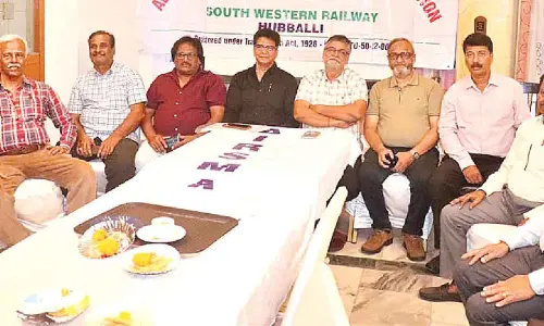 Retired station masters demand redressal of grievances