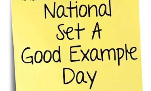 Inspiring change: Celebrating National Set a Good Example Day