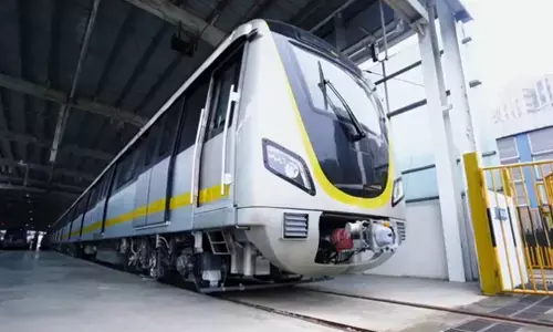 Yellow Line Metro: Driverless train trial run successful