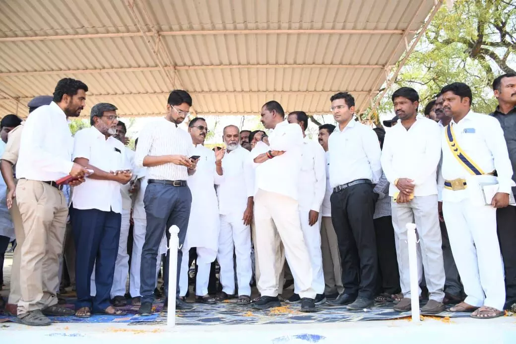 Officials Inspect Site for Telangana CMs Visit to Wanaparthy
