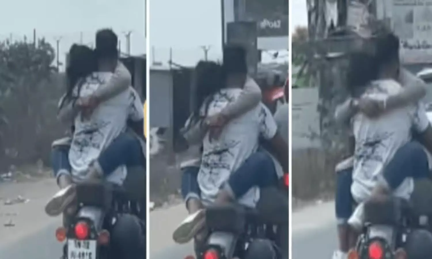 Viral Video of Couple’s Stunt on Bengaluru Road Draws Criticism Viral Video of Couple’s Stunt on Bengaluru Road Draws Criticism