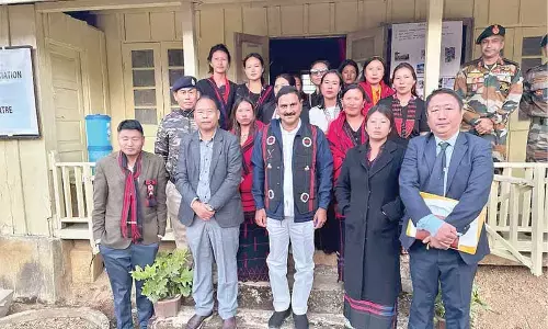 Union Minister Srinivasa Varma visits Shamator