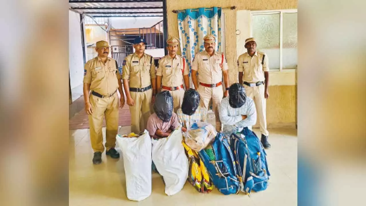 Hyderabad: Cops arrest 3, ganja worth Rs 18 lakh seized Hyderabad: Cops arrest 3, ganja worth Rs 18 lakh seized