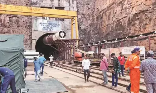 SLBC Tunnel Workers Return Home After Accident in Nagarkurnool